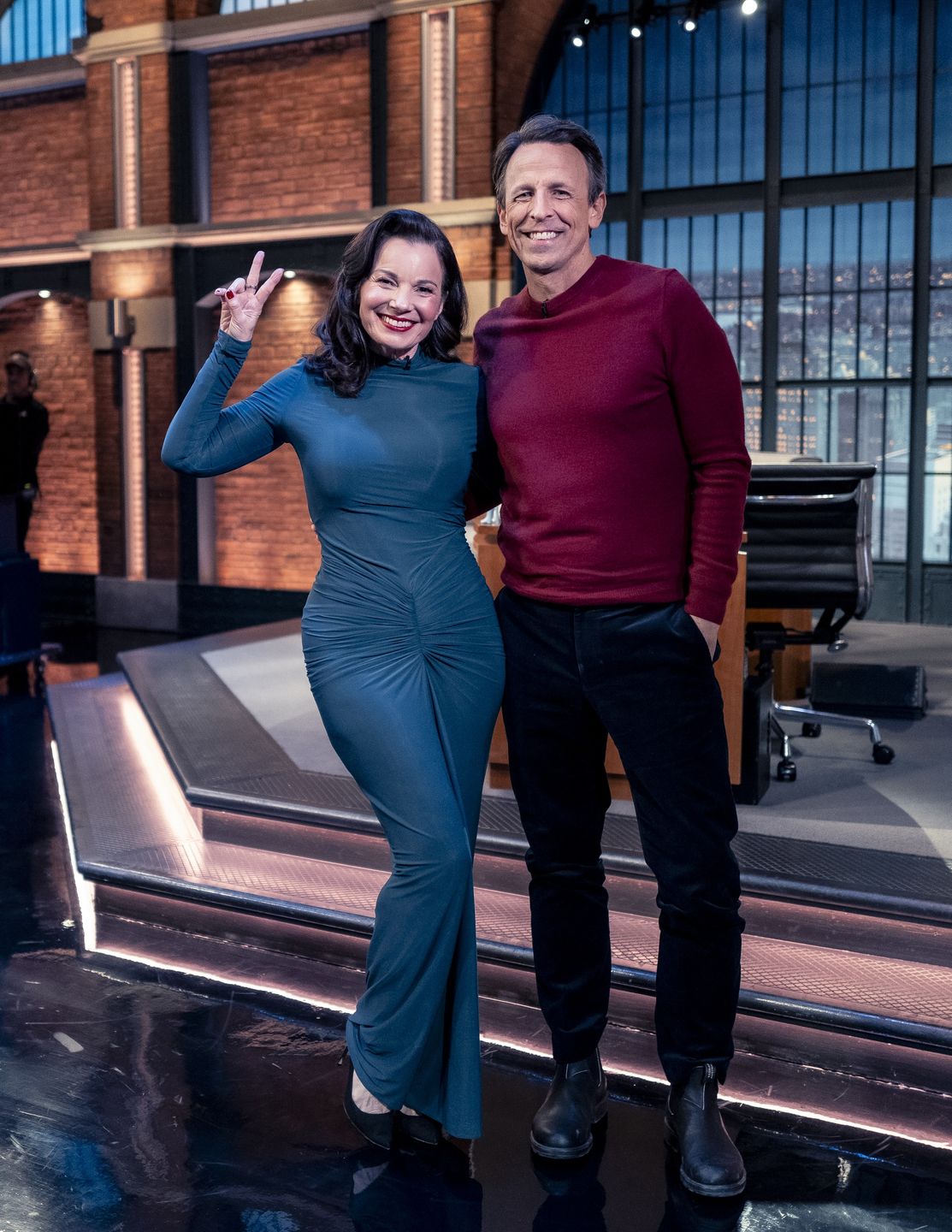 Fran Drescher w „Late Night with Seth Meyers”