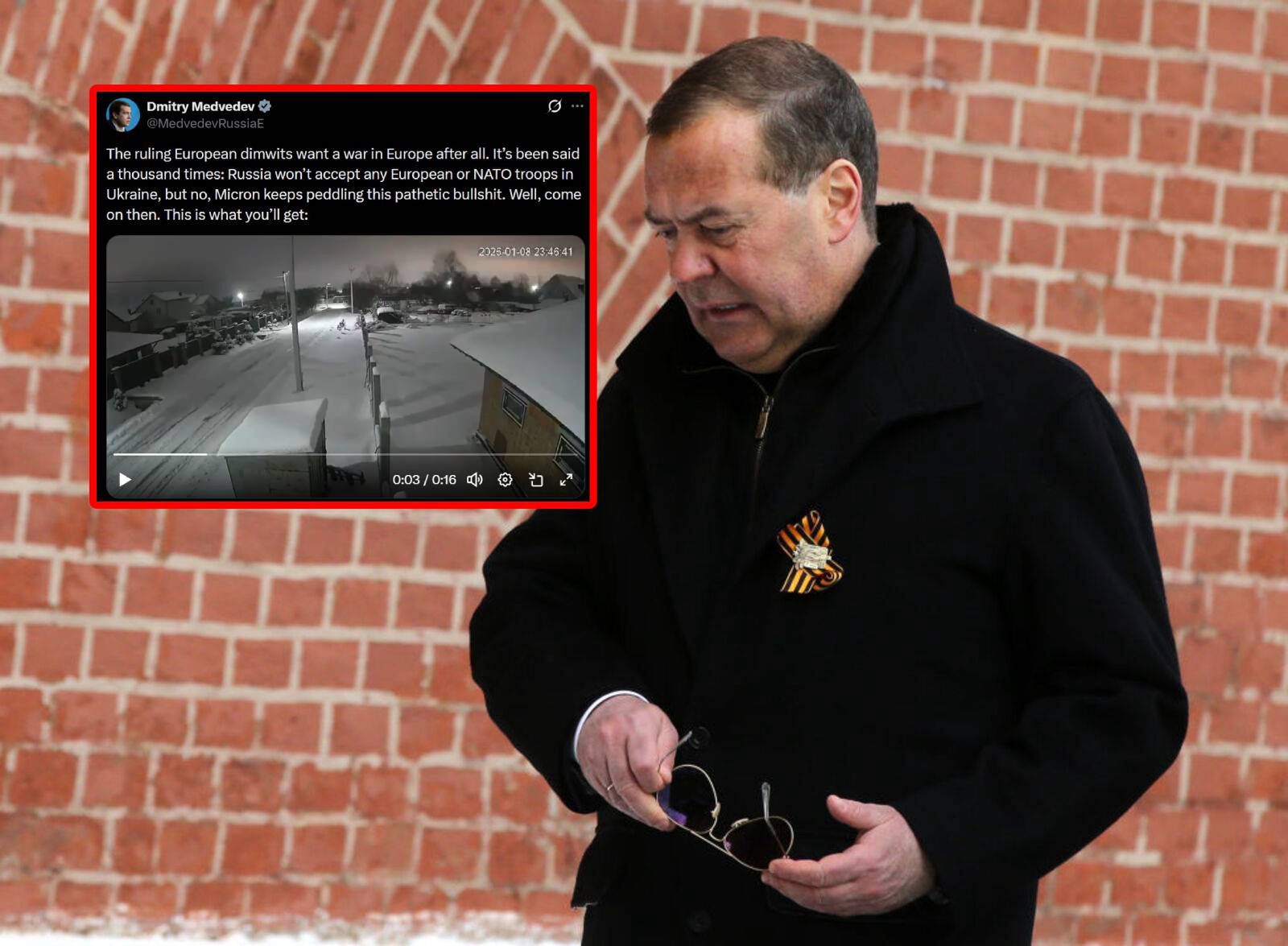 wiadomości,aktualności,WP Wiadomości Miedwiediew grozi Europie. 