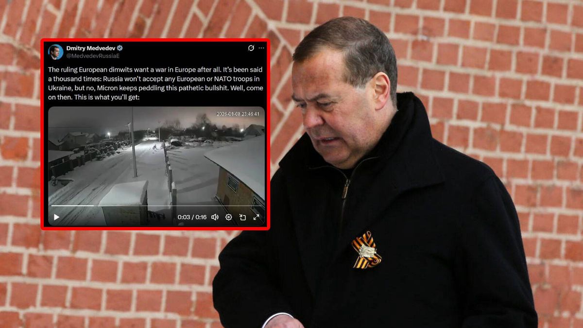 Miedwiediew grozi Europie.