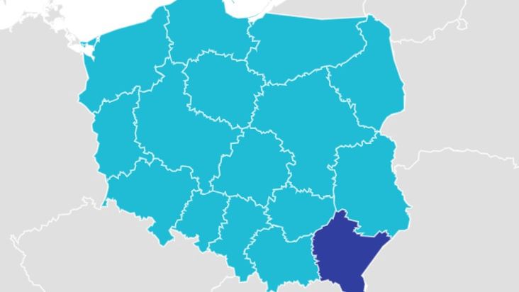 Najczęściej wyszukiwany kandydat według regionu