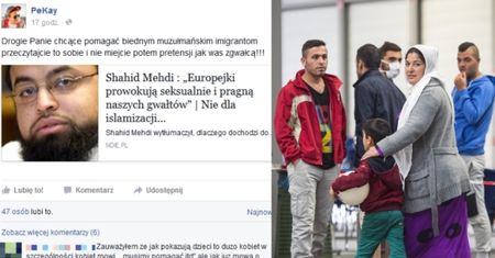 "Pikej" o imigrantach: "Nie miejcie potem pretensji, jak was ZGWAŁCĄ!"