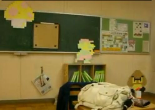Świetna japońska animacja - Super Mario ułożony z karteczek [wideo] 1