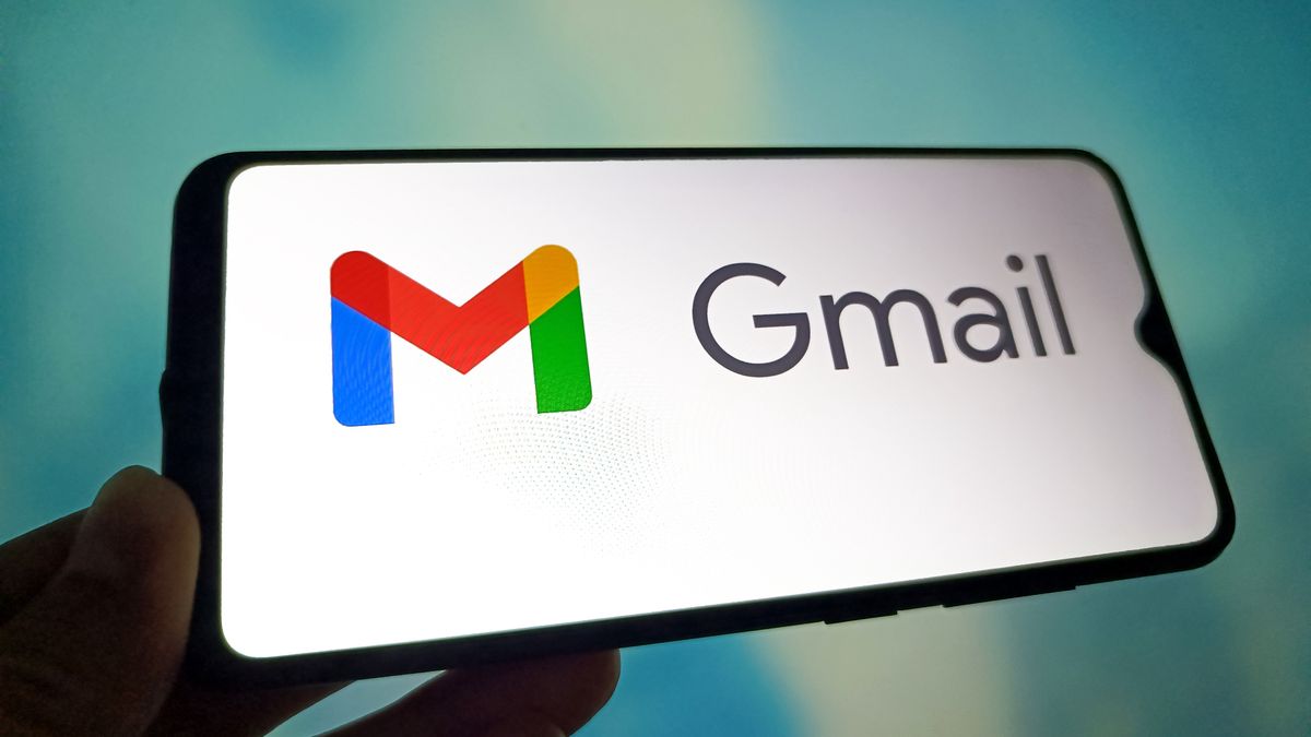 SUQIAN, CHINA - SEPTEMBER 2, 2025 - An illustration photo shows Google Gmail logo in a smartphone in Suqian, Jiangsu Province, China on September 2, 2025. (Photo credit should read CFOTO/Future Publishing via Getty Images)