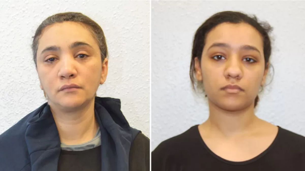 Mina Dich (z lewej) i jej starsza córka, Rizlaine Boular