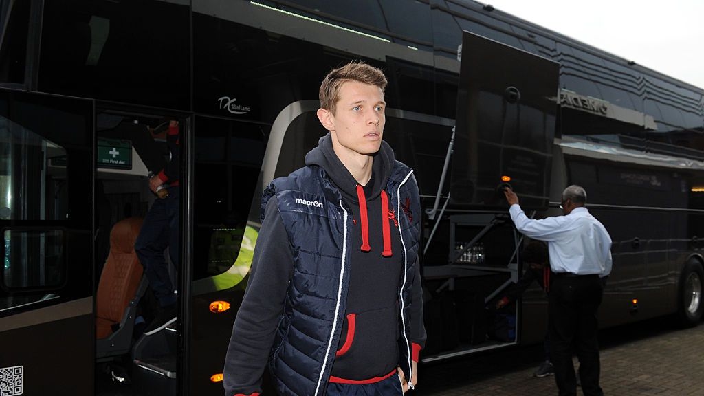 Leicester City v Crystal Palace - Premier League
LEICESTER, ENGLAND - FEBRUARY 07: Chris Kettings of Crystal Palace arrives at King Power Stadium ahead of the Barclays Premier League match between Leicester City and Crystal Palace at the King Power Stadium on February 7, 2015 in Leicester, England.  (Photo by Plumb Images/Leicester City FC via Getty Images)
Plumb Images
Club Soccer, Football, Soccer