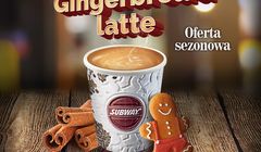 Subway reklamuje zimową kawę Gingerbread Latte