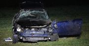 Zduny: Wypadek na ul. 1 Maja. Auto wypadło z drogi i dachowało