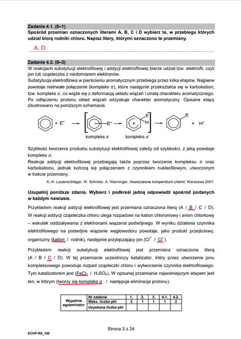 Matura 2021 z chemii. Arkusze CKE i odpowiedzi