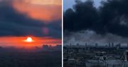 Kłęby dymu nad Kijowem. Oto skutki nocnego ataku Putina