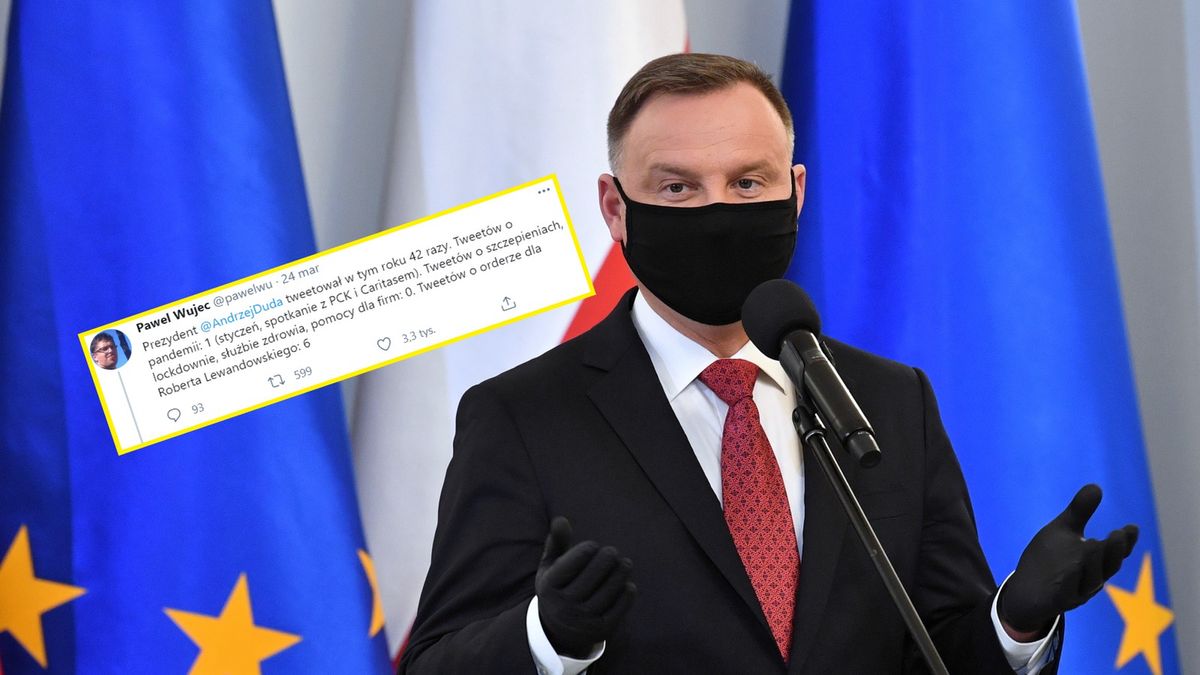 Internauci sprawdzili, o czym tweetuje Andrzej Duda
