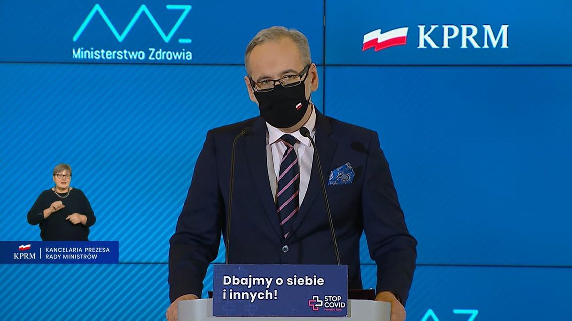 Minister zdrowia ogłasza narodową kwarantannę