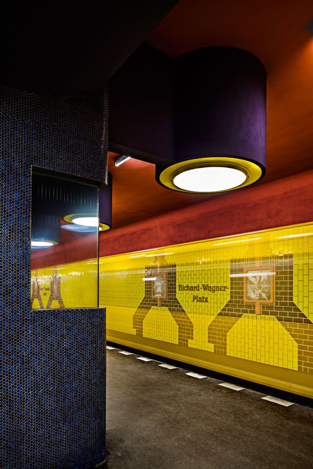 Kolorowa stylistyka berlińskiego metra 7