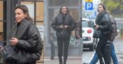 Obwieszona metkami Sara Boruc paraduje Mokotowską w kurtce za 30 tysięcy, wywijając torebką Hermesa za 50 tysięcy (ZDJĘCIA)