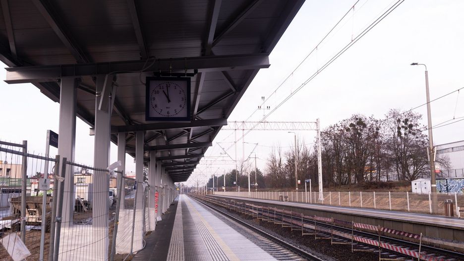 Nowy peron w Obornikach Wielkopolskich Miasto