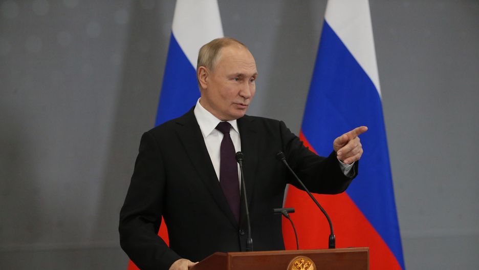 Putin Assist To The Commonweath Of Independent States Summit (CIS) In Astana
ASTANA KAZAKHSTAN - OCTOBER 14: (RUSSIA OUT) Russian President Vladimir Putin speaks during his press conference at the Commonwealth of the Independent States (CIS) Summit, October 14, 2022 in Astana, Kazakhstan. Leaders of most post-Soviet states arrived to Astana for the first Summit Russia - Central Asia and annual Summit of CIS. (Photo by Contributor/Getty Images)
Contributor
bestof, topix