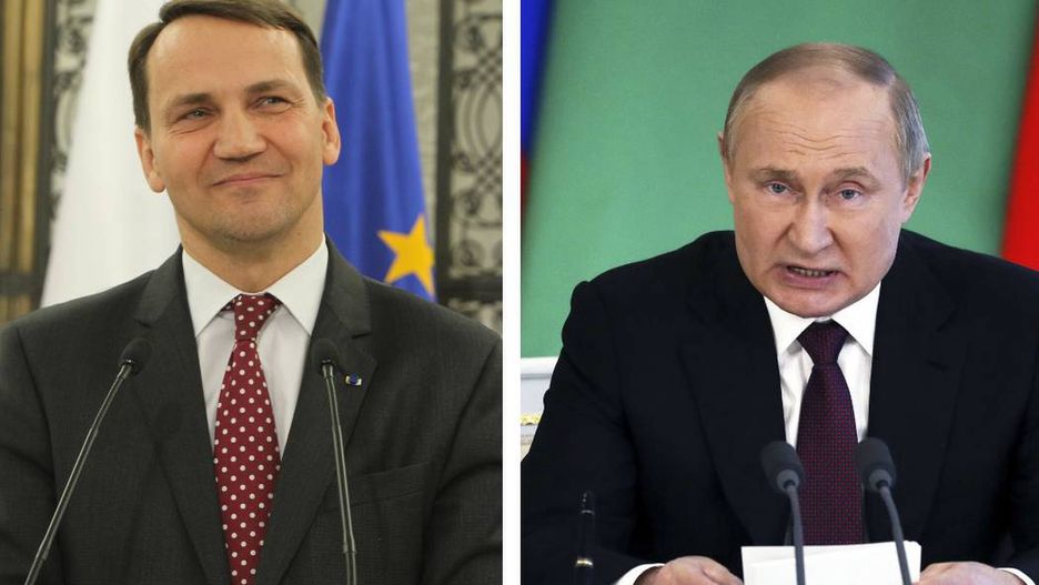 Radosław Sikorski i Władimir Putin