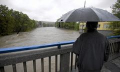 Cieszyn wprowadza alarm przeciwpowodziowy. Wzrasta poziom Olzy