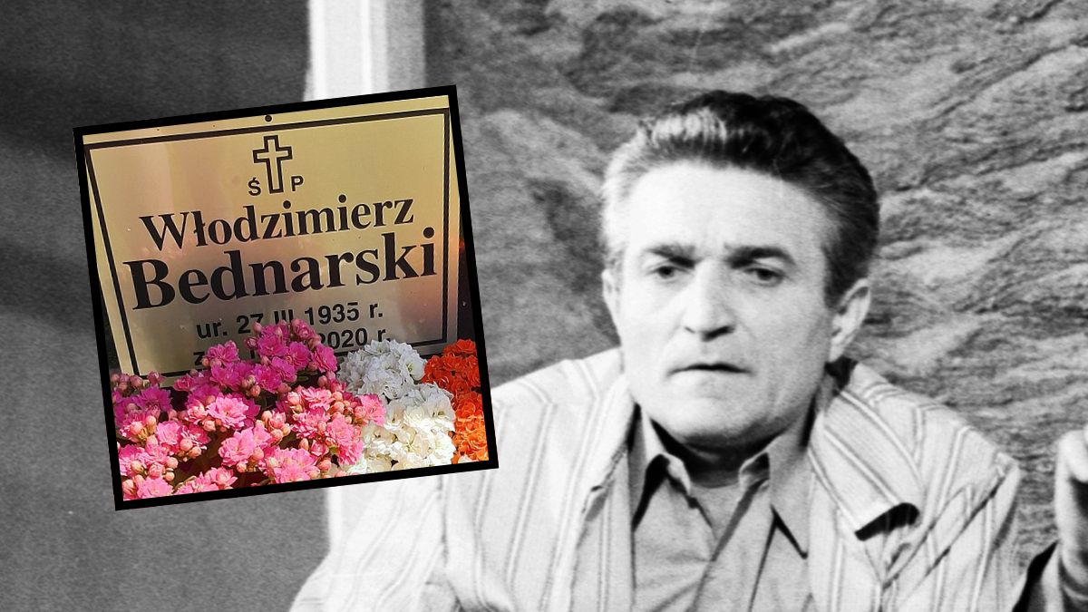 Włodzimierz Bednarski zmarł 5 lat temu. Tak wygląda jego grób