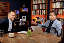 "Ważny telefon". Nawrocki nagle wstał i wyszedł