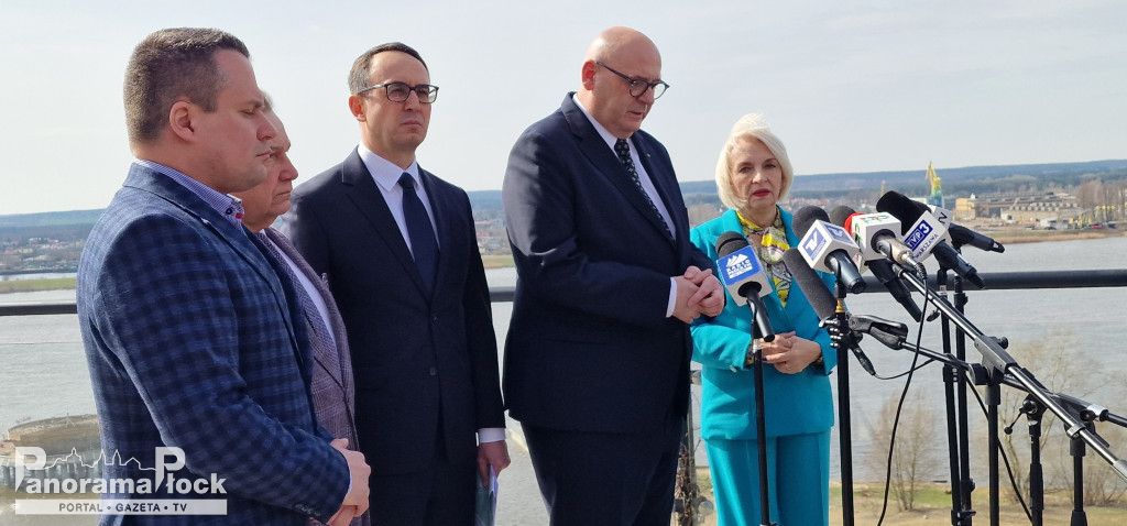 Wizyta Ministra Infrastruktury Dariusza Klimczaka w Płocku