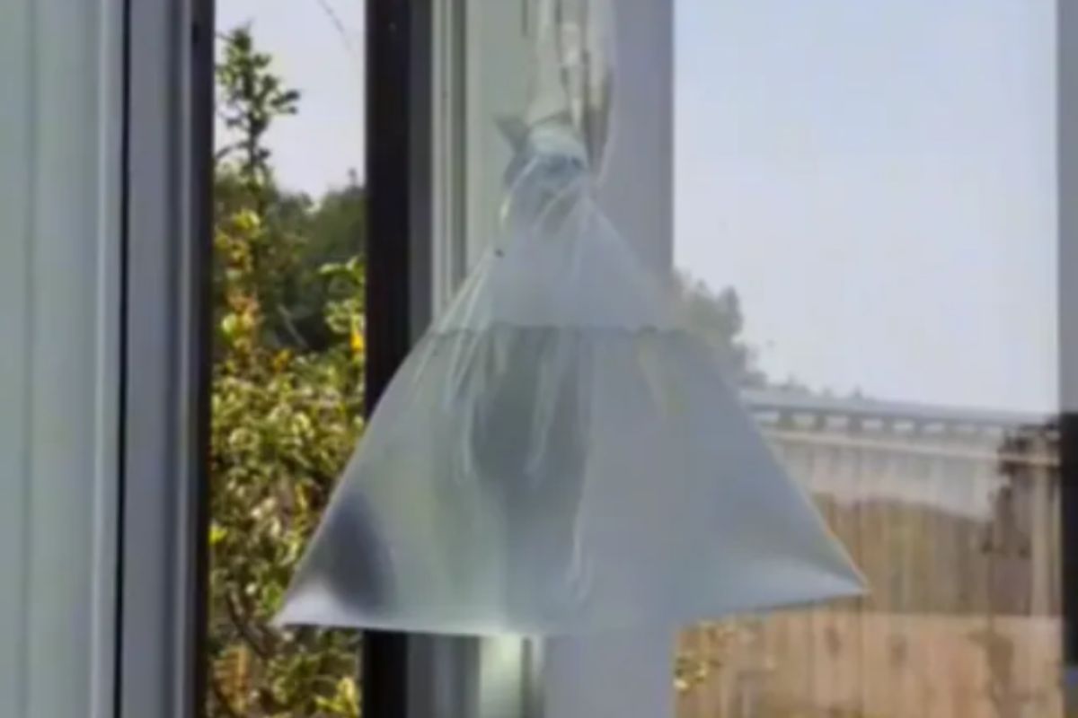 Zawieś worek z wodą na oknie. Genialny patent prosto ze wsi