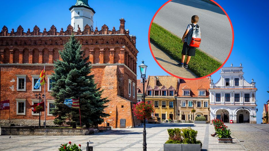 7-latek został sam w pizzerii w Sandomierzu