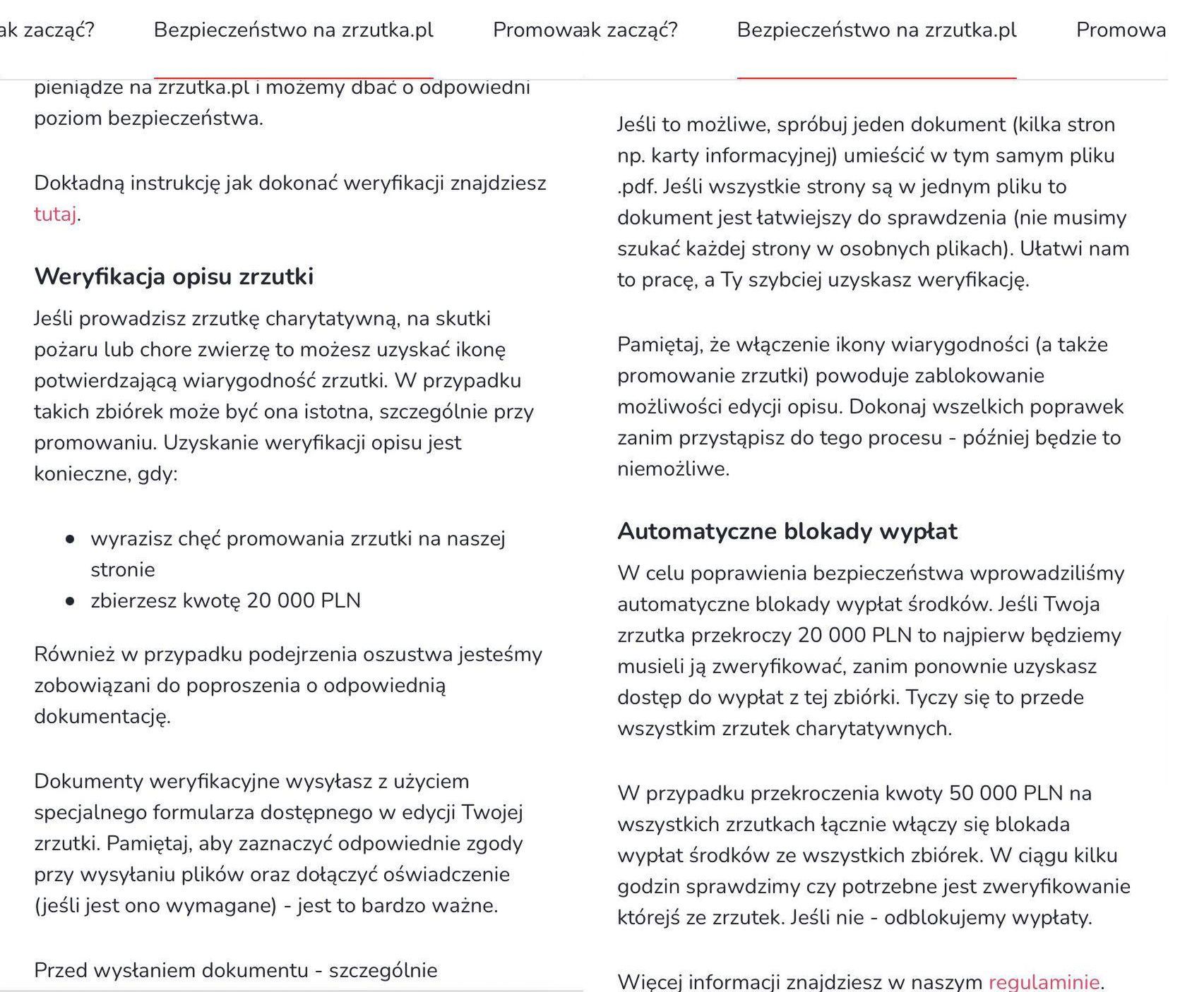 Co na to serwis zrzutka.pl?