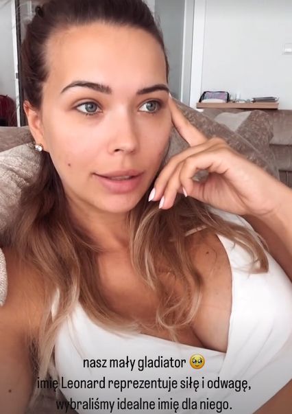 Sandra Kubicka o genezie imienia syna (Instagram)