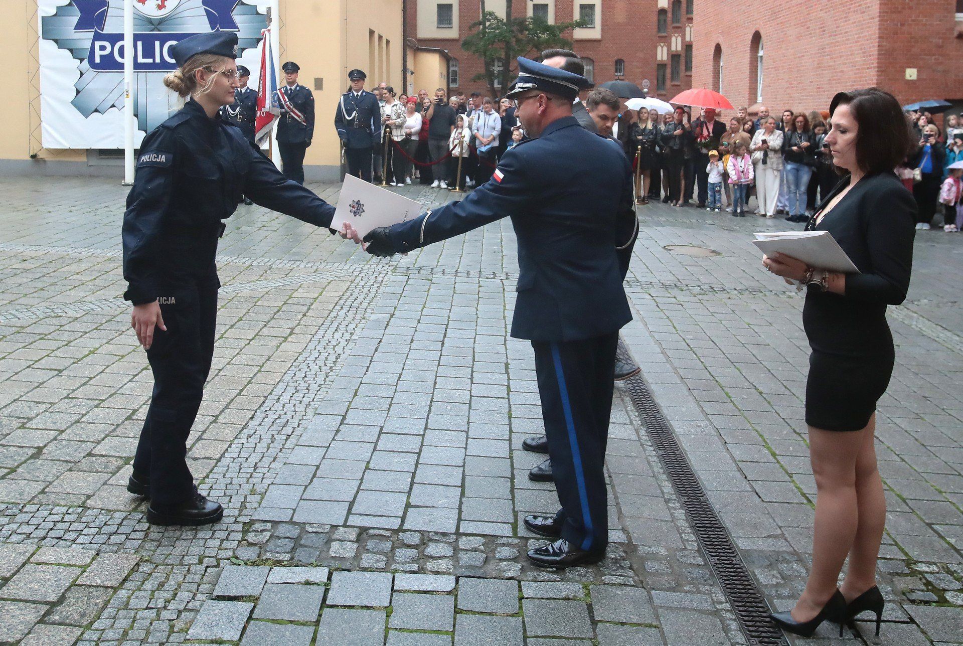 Ślubowanie policjantów w Szczecinie