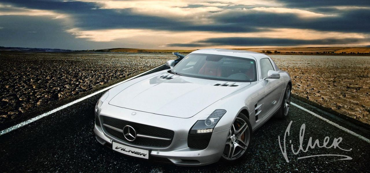 Mercedes-Benz SLS AMG po krótkiej wizycie u Vilnera