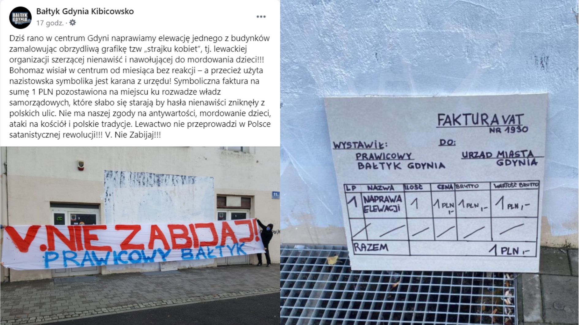 Zdjęcia z profilu Bałtyk Gdynia Kibicowsko