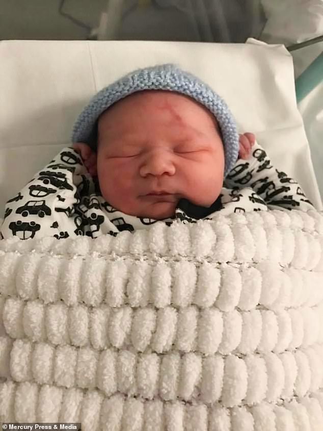 Syn Jordan urodził się zdrowy i silny