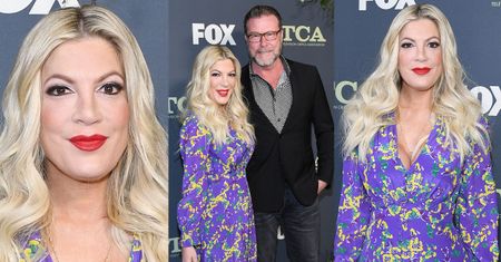 Tori Spelling przywołuje wiosnę w zwiewnej sukience za 3 tysiące