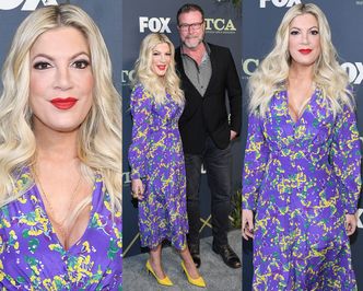 Tori Spelling przywołuje wiosnę w zwiewnej sukience za 3 tysiące