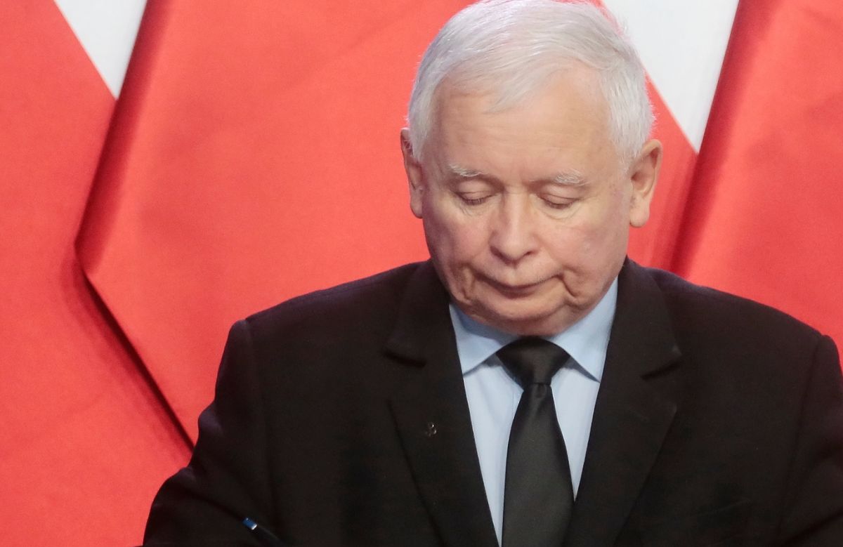 Co polskiej demokracji myśli dziś Jarosław Kaczyński? (Fot: Adam Jankowski)