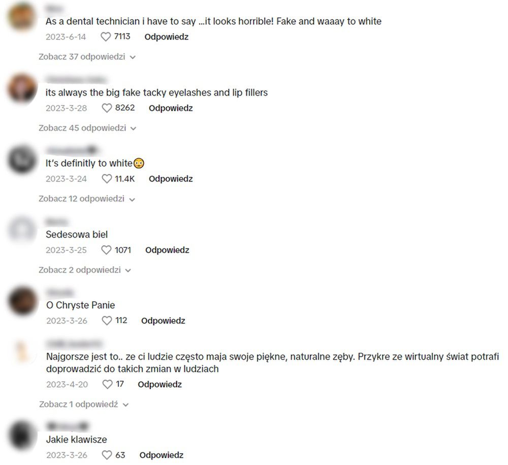 Internauci krytykują tiktokerkę