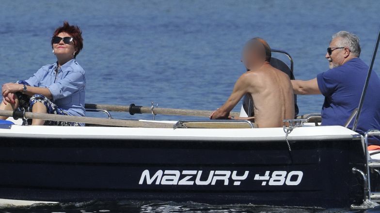 Jolanta i Aleksander Kwaśniewscy odpoczywają na Mazurach