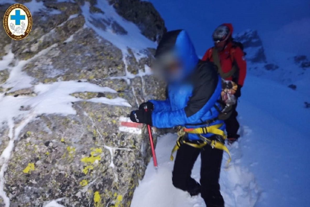 Turyści utknęli na szlaku. 8-godzinna akcja ratunkowa w górach