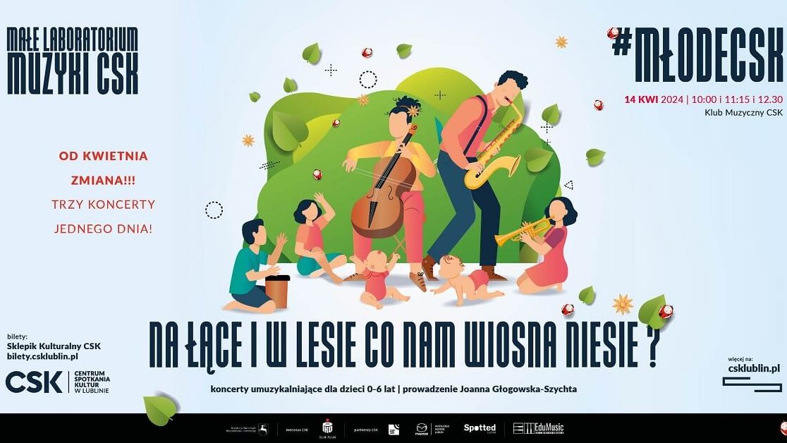 grafika Na łące i w lesie co nam wiosna niesie?
