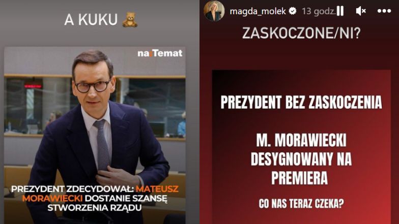 Magda Mołek reakcja na orędzie Andrzeja Dudy 