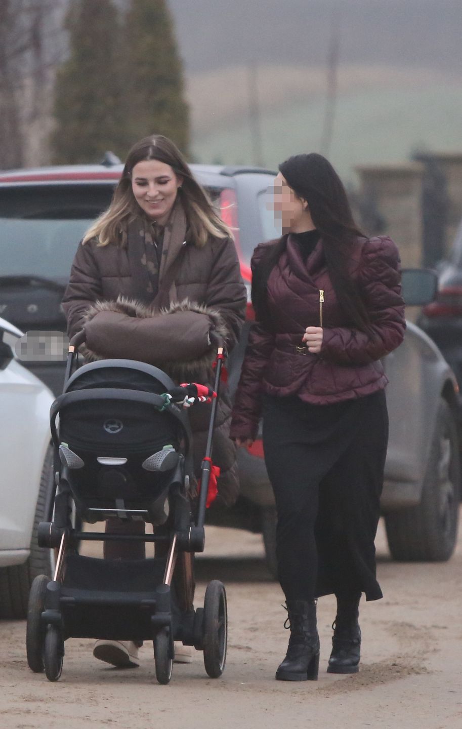 Faustyna Martyniuk na świątecznym shoppingu z siostrą i synkiem