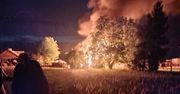Pożar domu na Mazowszu. Budynek objęty był cały ogniem