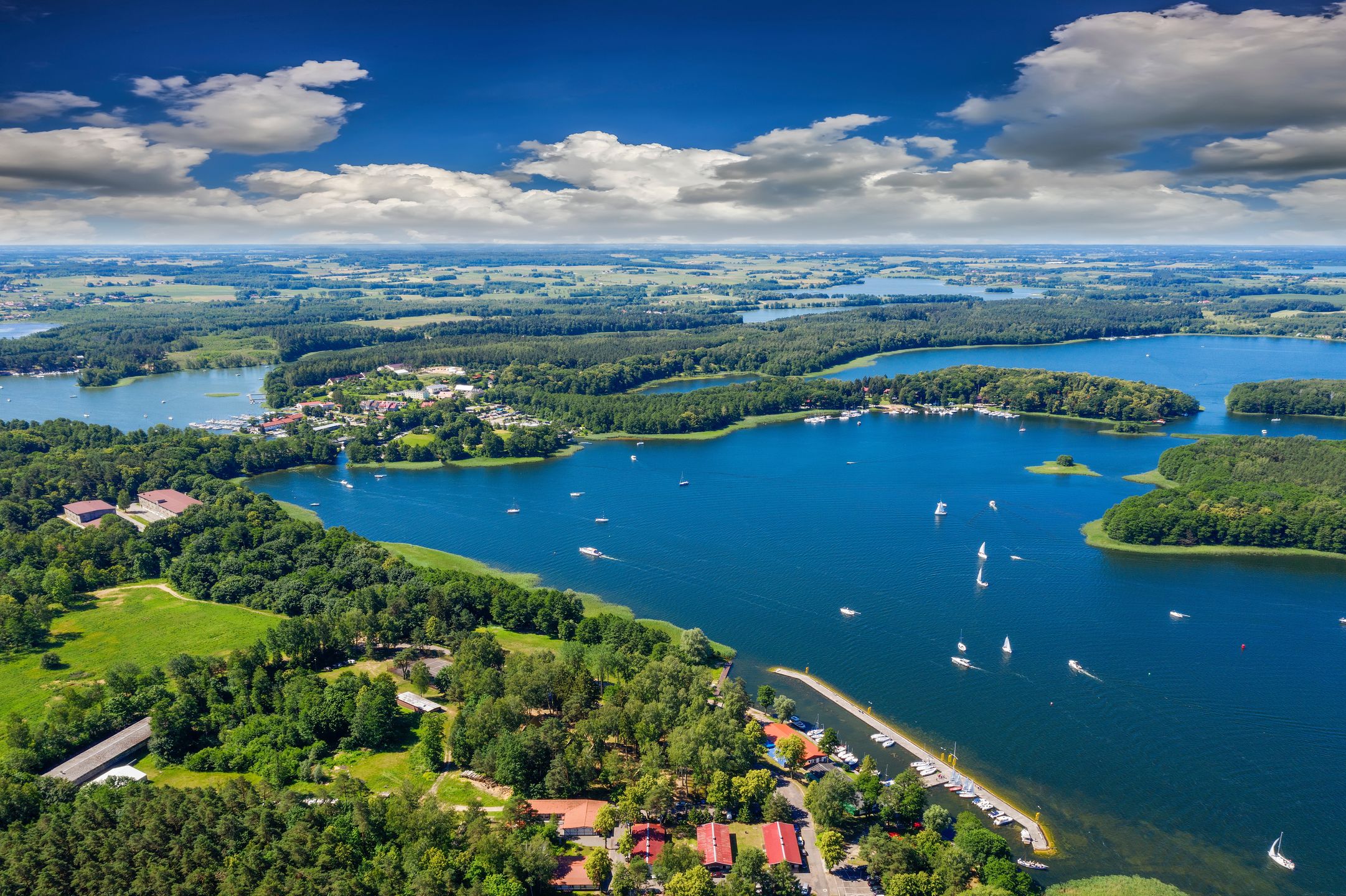 Mazury, jezioro Kisajno