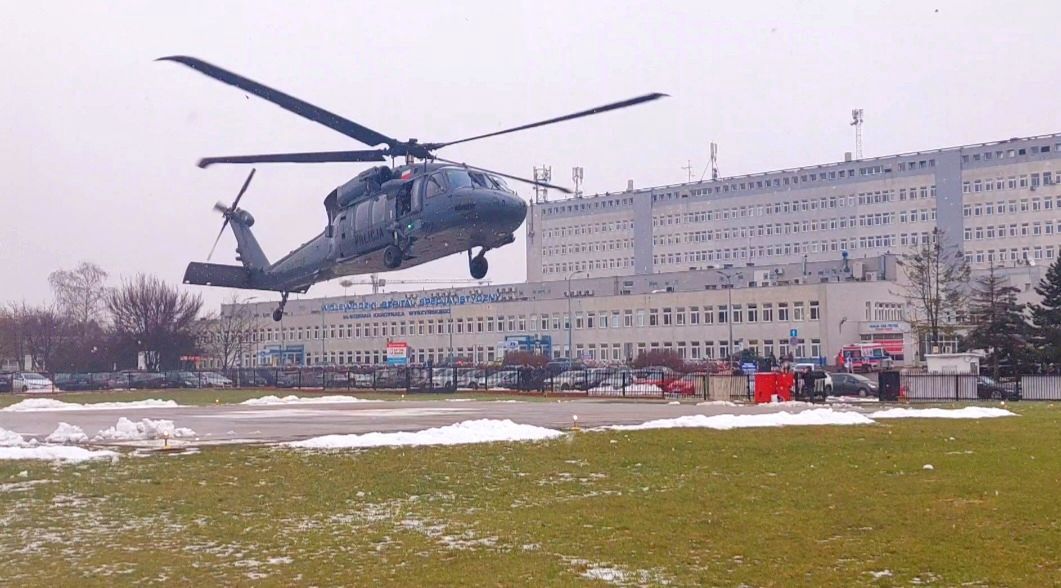 Na pokładzie policyjnego śmigłowca w niespełna godzinę dostarczyli z Lublina do Warszawy płuca, nerkę i trzustkę do przeszczepów