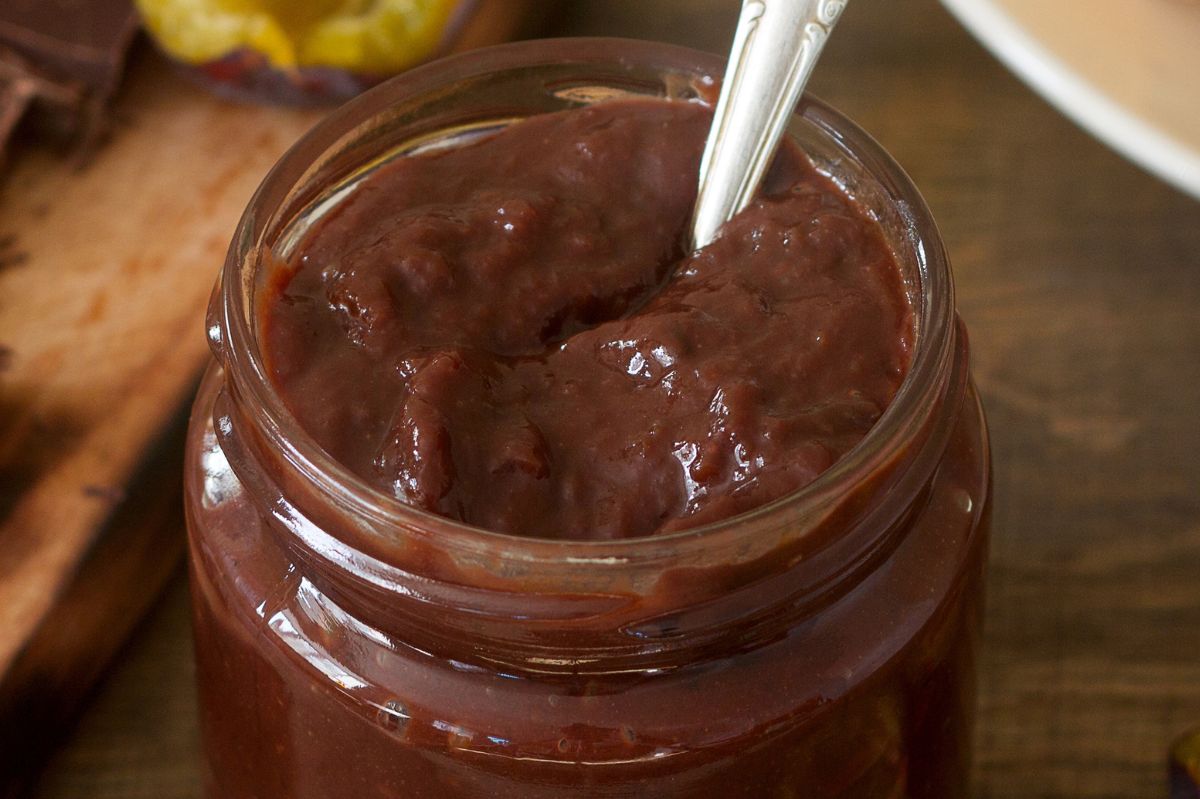 Plum jam with chocolate - Deliciousness