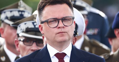 Starcie na konferencji. Hołownia oburzony: "był pan wtedy z nami?"