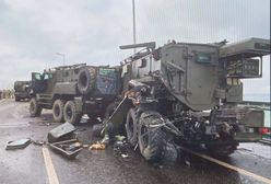 Kraksa na moście Krymskim. Tyle zostało z Achmatów