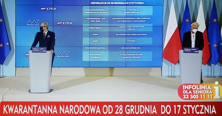Kwarantanna narodowa. Sylwester i "godzina policyjna"