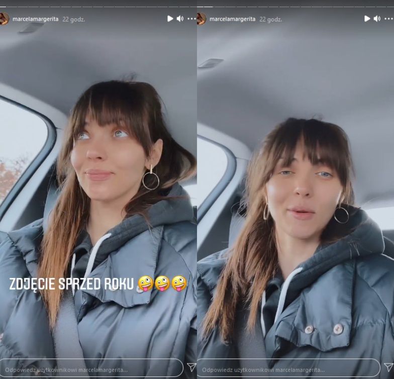 Marcela Leszczak tłumaczy zdjęcie z Miśkiem Koterskim
