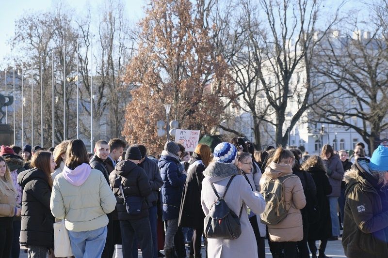 Wiec solidarności z Ukrainą w Lublinie